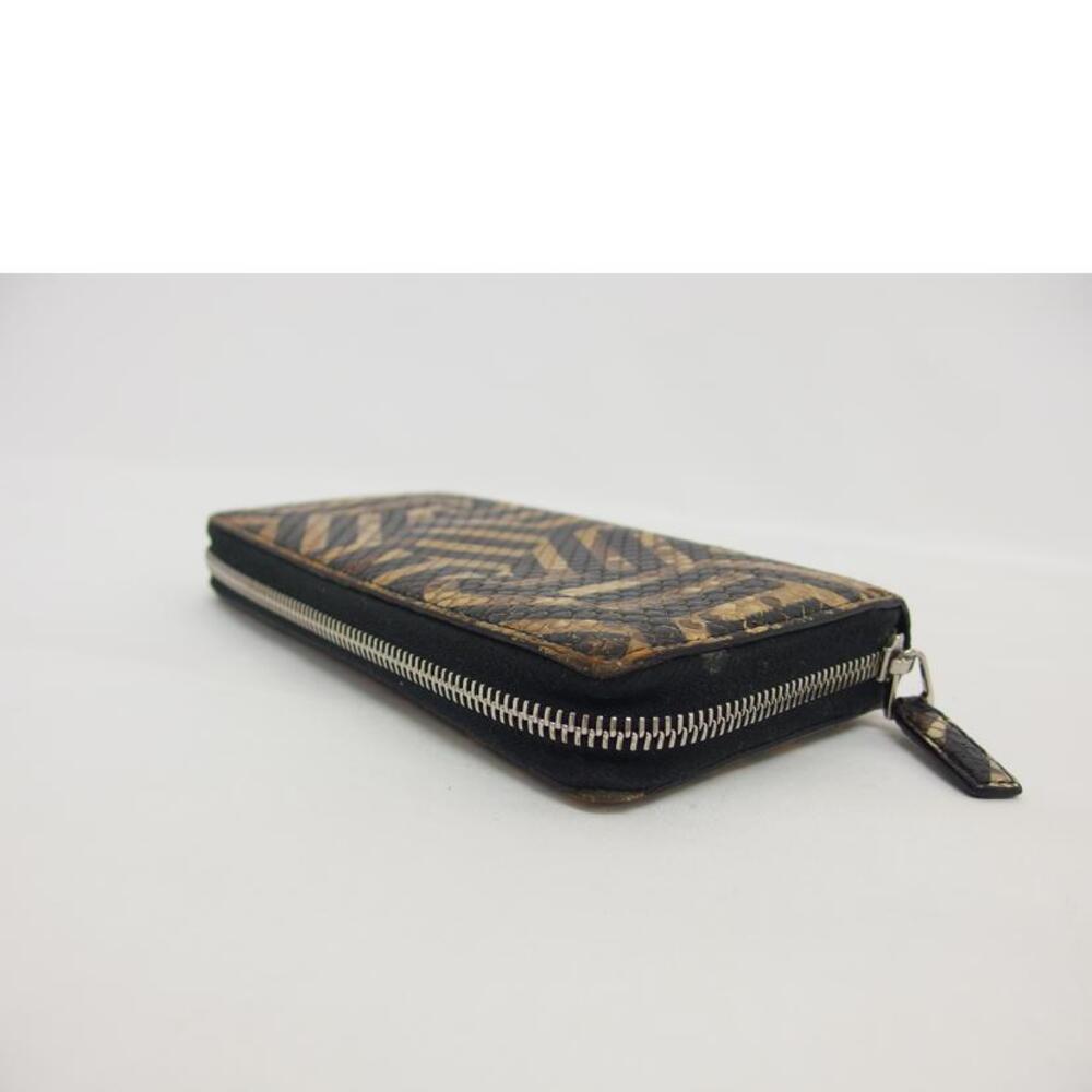 GUCCI Python Round Zipper Long Wallet - Picture 3 of 6